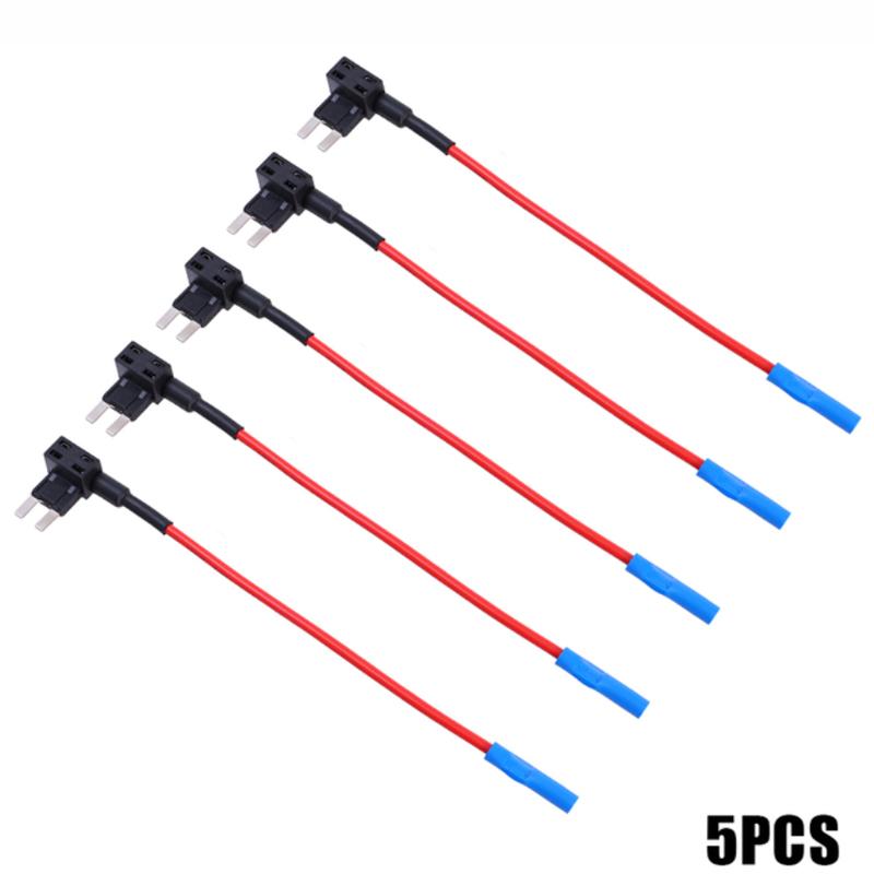 Automotive Fuse Box Circuit Adapter Mini Small and Medium Size ATM Blade Fuse for Car Van Motorcycle RV Boat Tractor TAP Adapter Fuses4