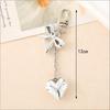 Fashionable Bow Key Pendant with Durable Design for Versatile Use As Keychain or Bag Accessory