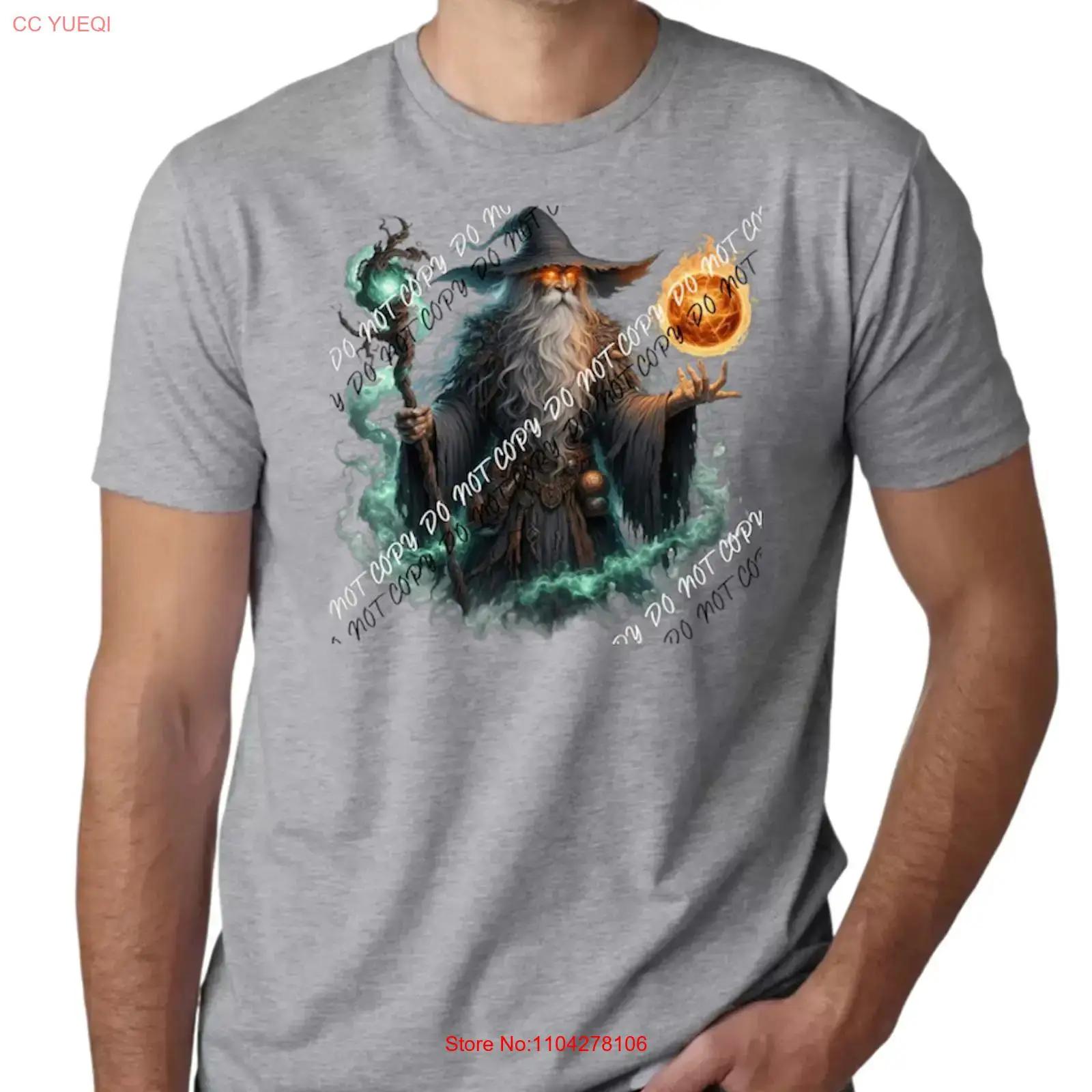 

Mystic Wizard Fireball T Shirt Spellbinding Fantasy vintage Washed Versatile fashion Breathable designer clothes streetwear 5XL різнокольоровий