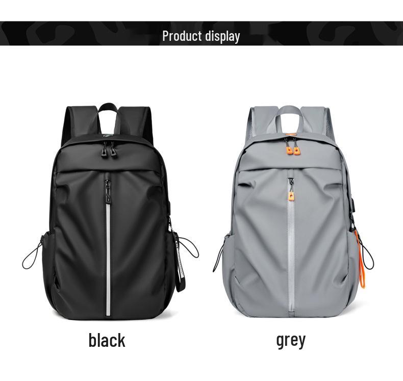 Sac à dos multifonctionnel à double épaule pour hommes - Style britannique, Mode minimaliste pour étudiants en commerce et universitaires.