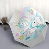 1 Stück Einhorn, Regenbogen-Thema, Hochwertiger Regenschirm, Automatisches Öffnen und Schließen, Multifunktionaler Regenschirm G0811168