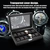 12 Grids Watch Display Storage Box Watch Organizer Case PU Leather