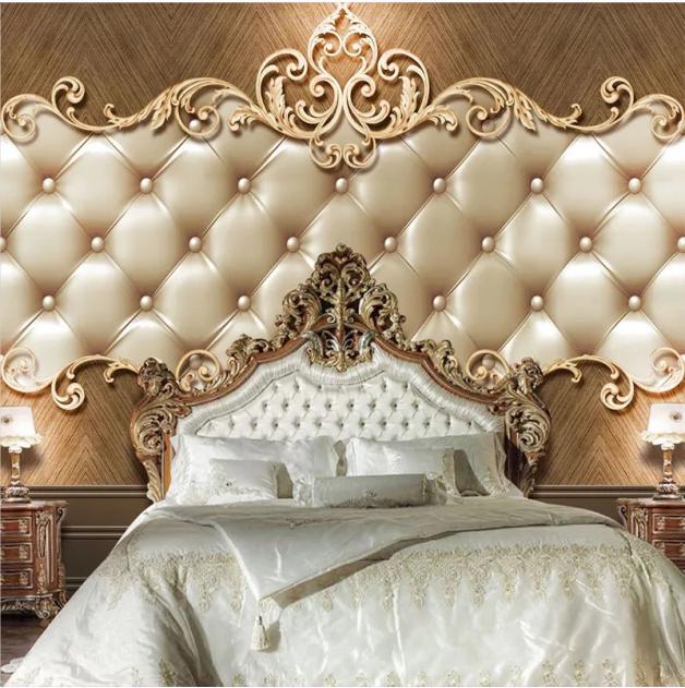 Sizes 3D Wall Paper Mural European Jewelry Flower Wallpaper Living Room Bedroom Wall Paper Stickers