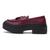 Converse Chuck Taylor All Star Plataforma com Salto Tratorado Baixo Deep Bordeaux Tênis Feminino Vermelho A14708C