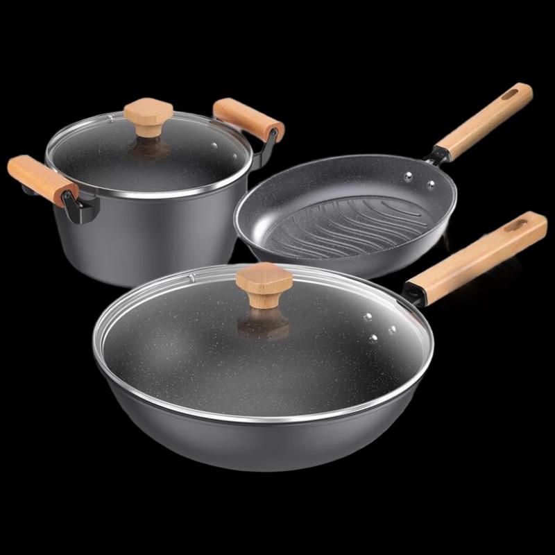 Kobach Maifan Stone 3-Piece Cookware Set