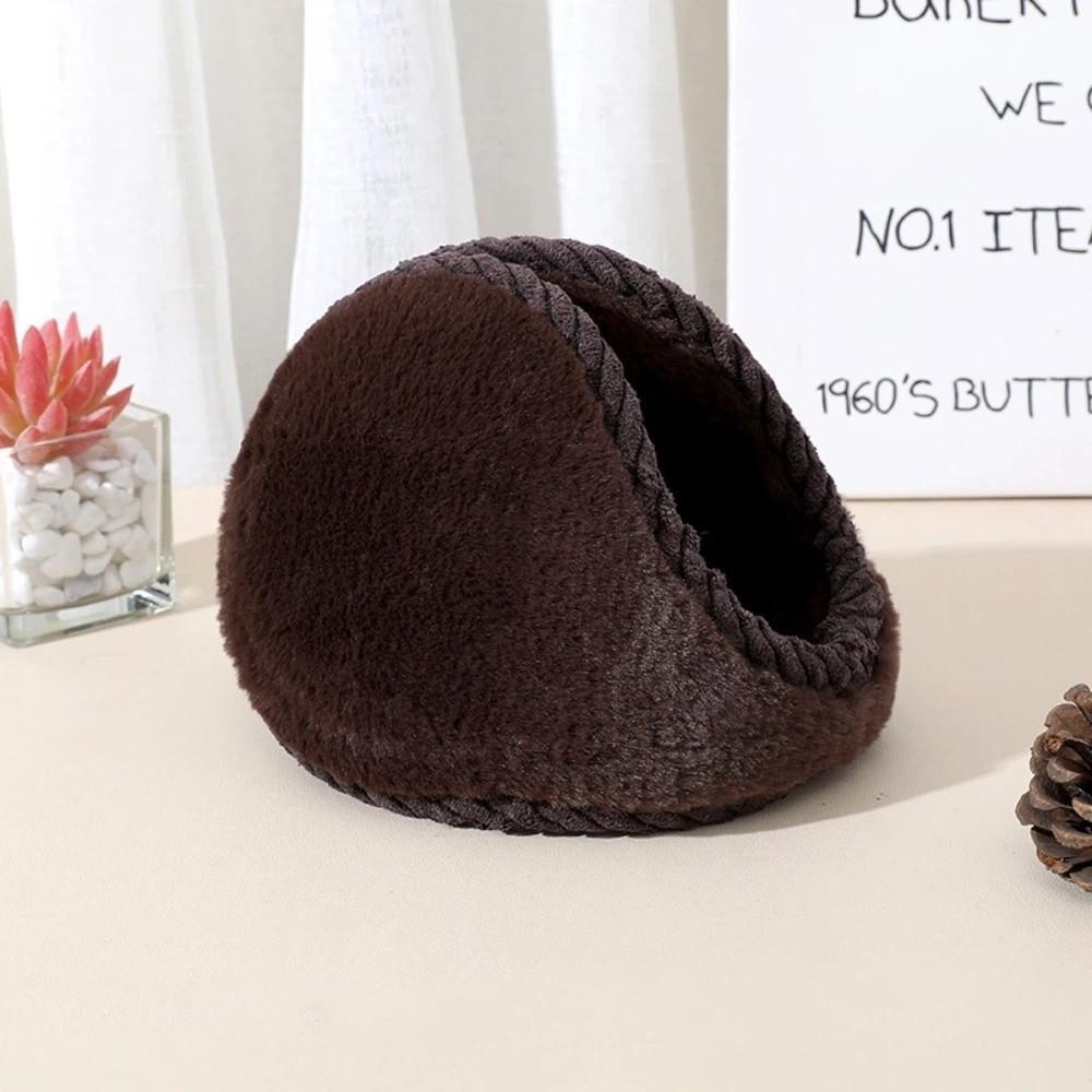 Cold Protection Warm Earmuffs Solid Color Ear Cover Fashion Ear Warmer  Women Men
