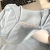 Women's Summer Modal Pajamas with Built-in Bra Pads - 2026 New Style Camisole, Short Sleeve, Lace Shorts Homewear