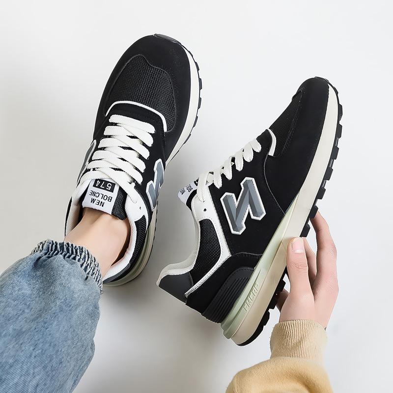 Retro Fashion Couple Sports Shoes Versatile American Street Jogging Shoes Casual Shoes Forrest Gump Dad Shoes Men's F8856