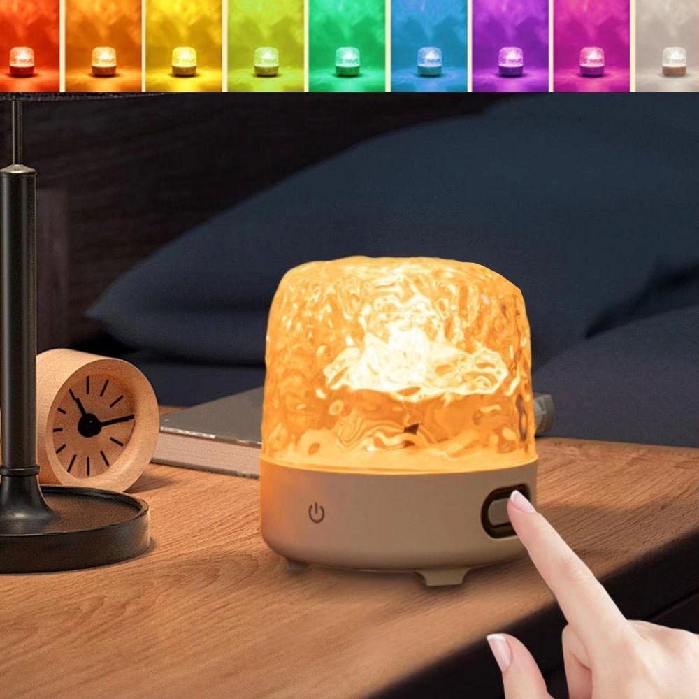 16 Colors Ocean Wave Projector Light Remote Control Water Ripple Lamp 3D Aurora Light  Home Decor