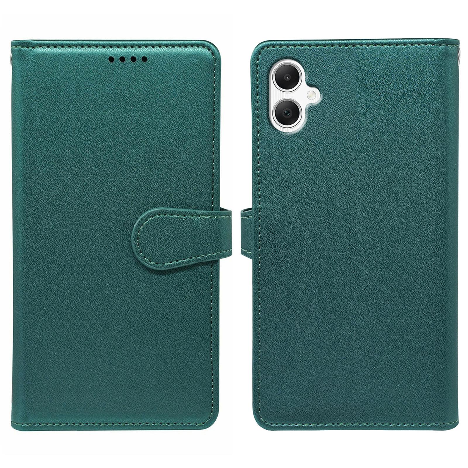 

For Samsung Galaxy A05 4G Case with 9 Card Slots PU Leather Stand Phone Cover Green
