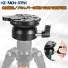 Leveling Base for Ball Head Half Compatible with Ball and Ball Includes Camera Connection Tripod Connection Size Conversion Screw Adapter to Hex