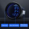Digital Air Pressure Gauge Air Suspension Dual/Triple Display Air Pressure Guage with 2pcs/3pcs 1/8NPT Sensors Blue Backlight