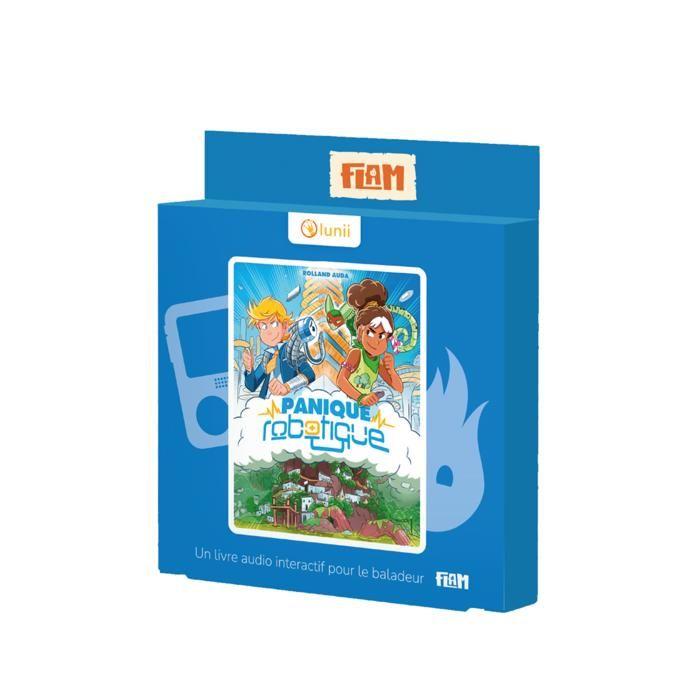 Console educative - coffret panique robotique - lunii - livre audio interactif dès 9 ans
