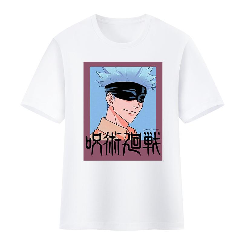 2025 New spell back to battle T-shirt animation two yuan two Nuo knotweed Uhito dog roll spine five cotton short-sleeved T-shirt