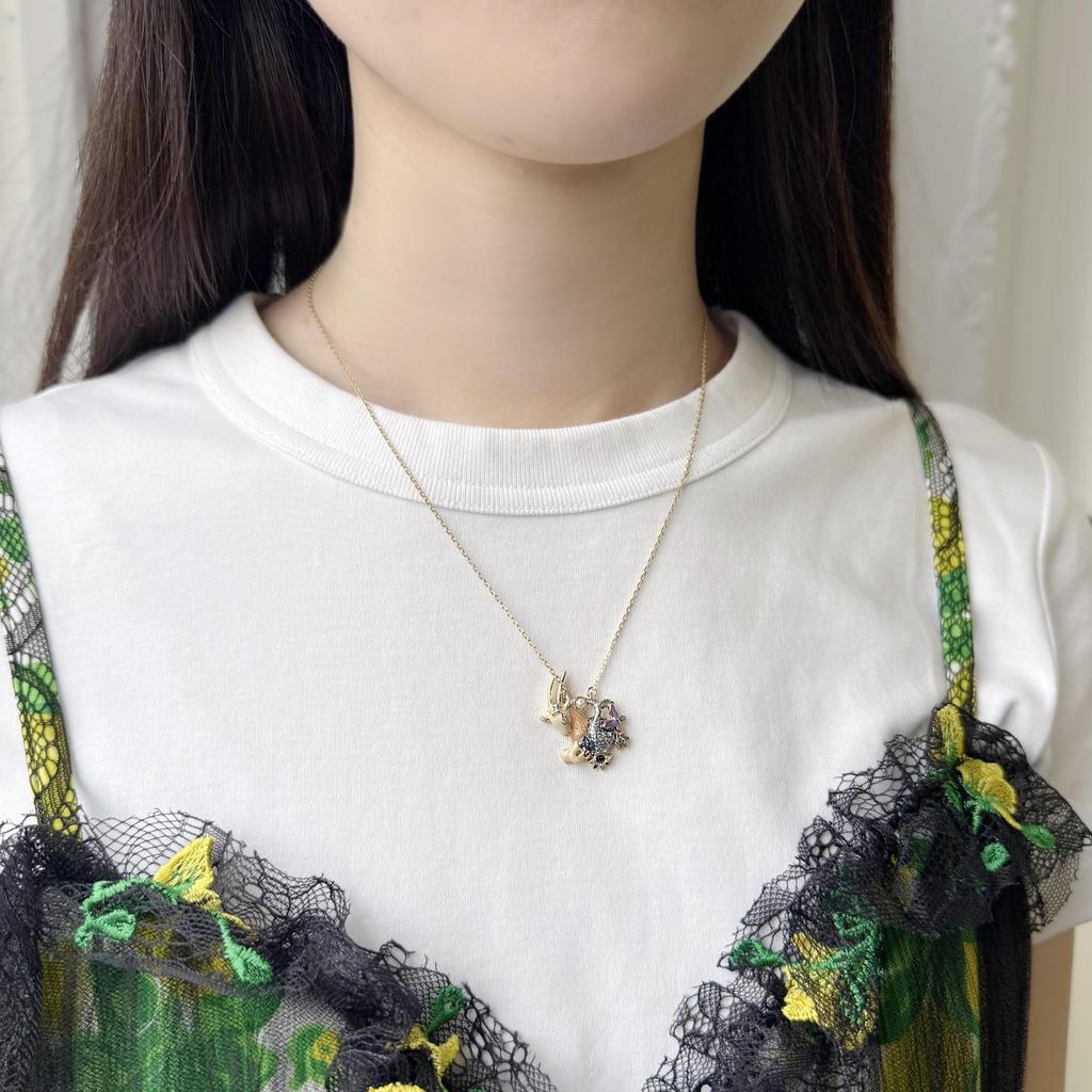 Capricorn motif necklace SAMN203645XX [Anna Sui]
