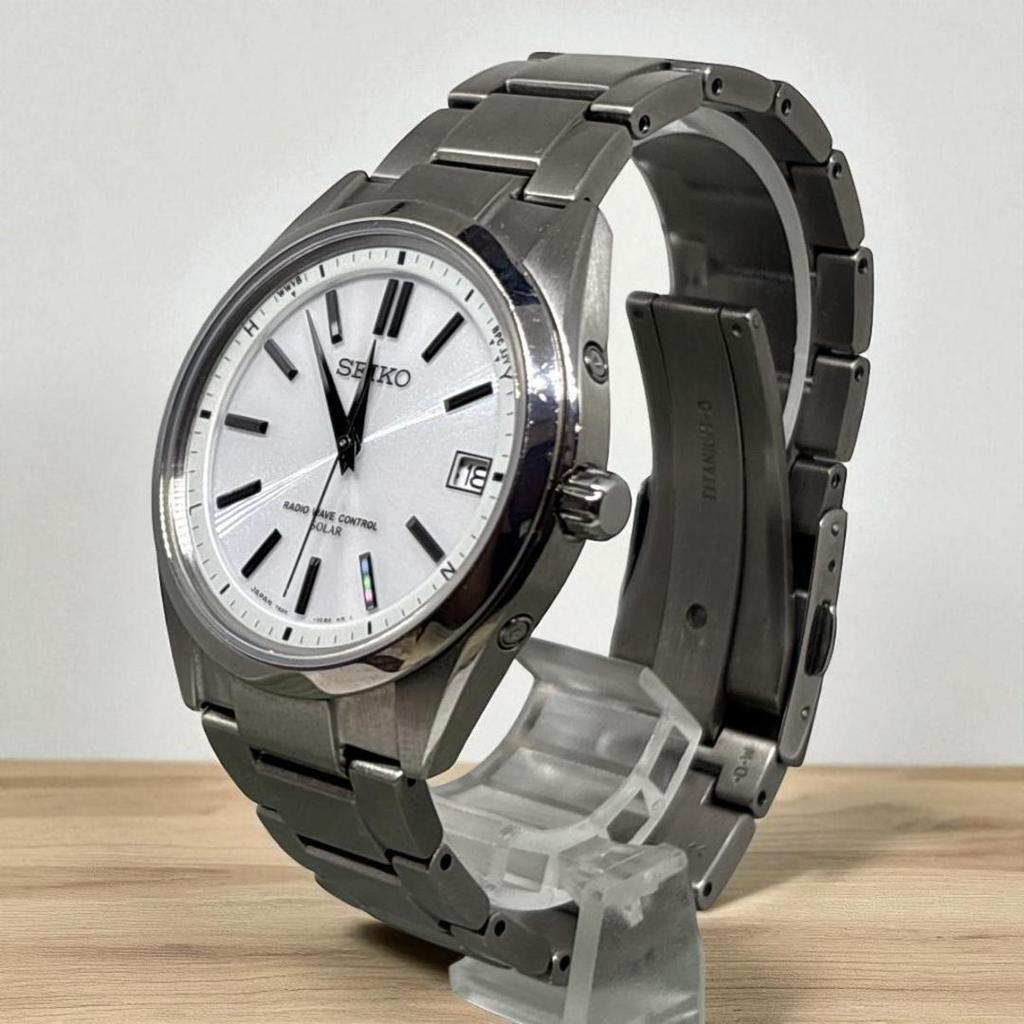 [USED] Seiko Radio Solar Titanium Brightz 7B24-0BH0