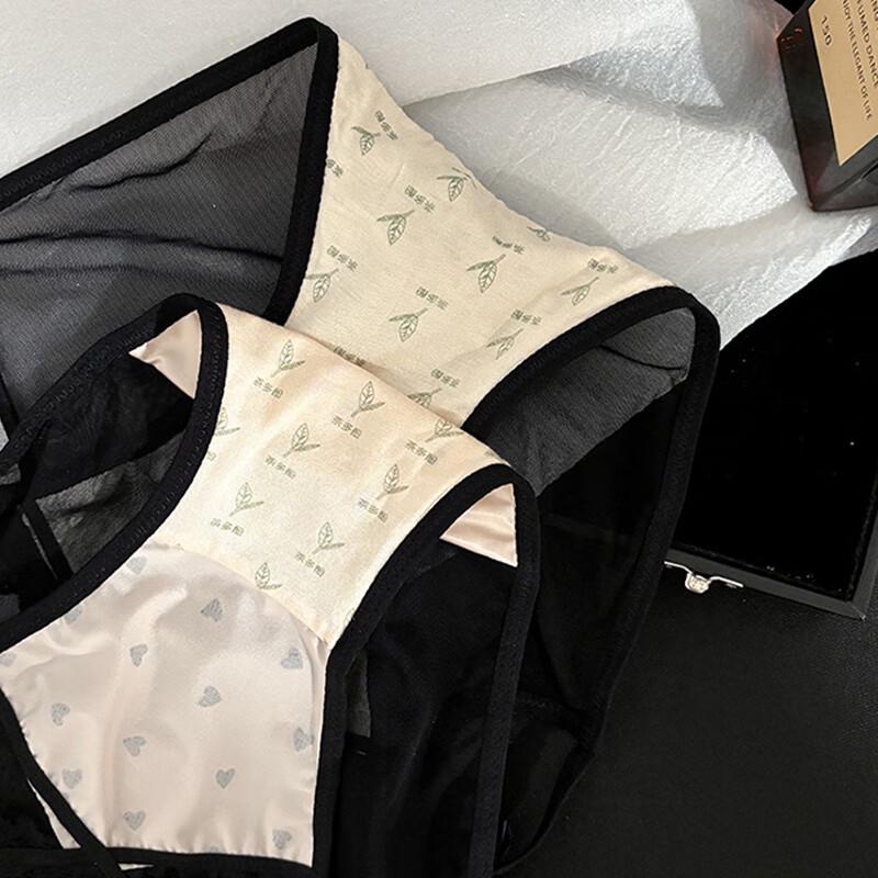 FitonTon Γυναικεία Σέξι Σλιπ Δαντέλας Διχτυωτά με Ψηλό Κόψιμο