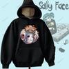 Felpa Sally Face Gioco Horror e Mistero Felpa Sally Face Calda Unisex Donna Uomo Felpa con Cappuccio Felpa Stampata Street Fashion