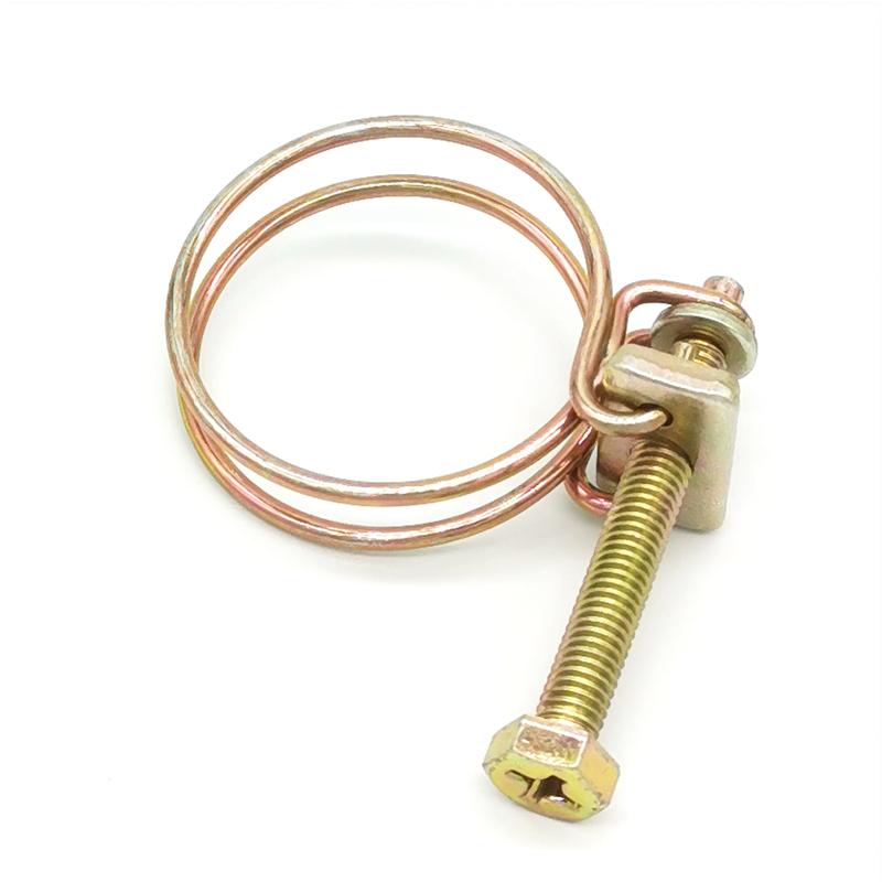 

Factory Price Double Wire Telescopic Tube c Type Pipe Hose Clips Clamps Dia.22mm(20pcs)