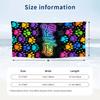 Neon Theme Beach Towel Personalized Custom Name & Text Soft Quick Dry Beach Towel for Swimming Travel
