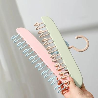 8 Hook Hanger Underwear Vest Household Hook Wave Hanger Can Be Wall-mounted Seamless Drying Rack