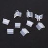 100pcs Transparent Plastic Plant Grafting Clips For Tomato Cucumber Grafting and Vine Support Works with Various Stem Sizes