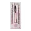 High-Value Smooth Push-Button Double-Bead Quick-Dry 0.5mm Black Exam Pen Set
