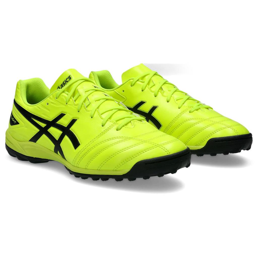ASICS DS LIGHT CLUB TF 1103A112 Soccer Unisex Size 750 Size 3E Shoes, Adult, (Safety Yellow/Black), 27.0 cm,