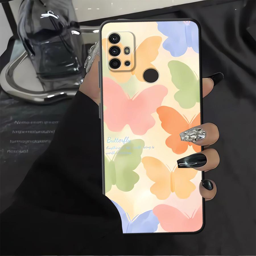 Cartoon Butterfly Case for Motorola Moto G22 Edge40 G52 G51 G73 Edge 20 Pro 30 Lite G71 G53 G30 G32 G60s G50 Phone Cover
