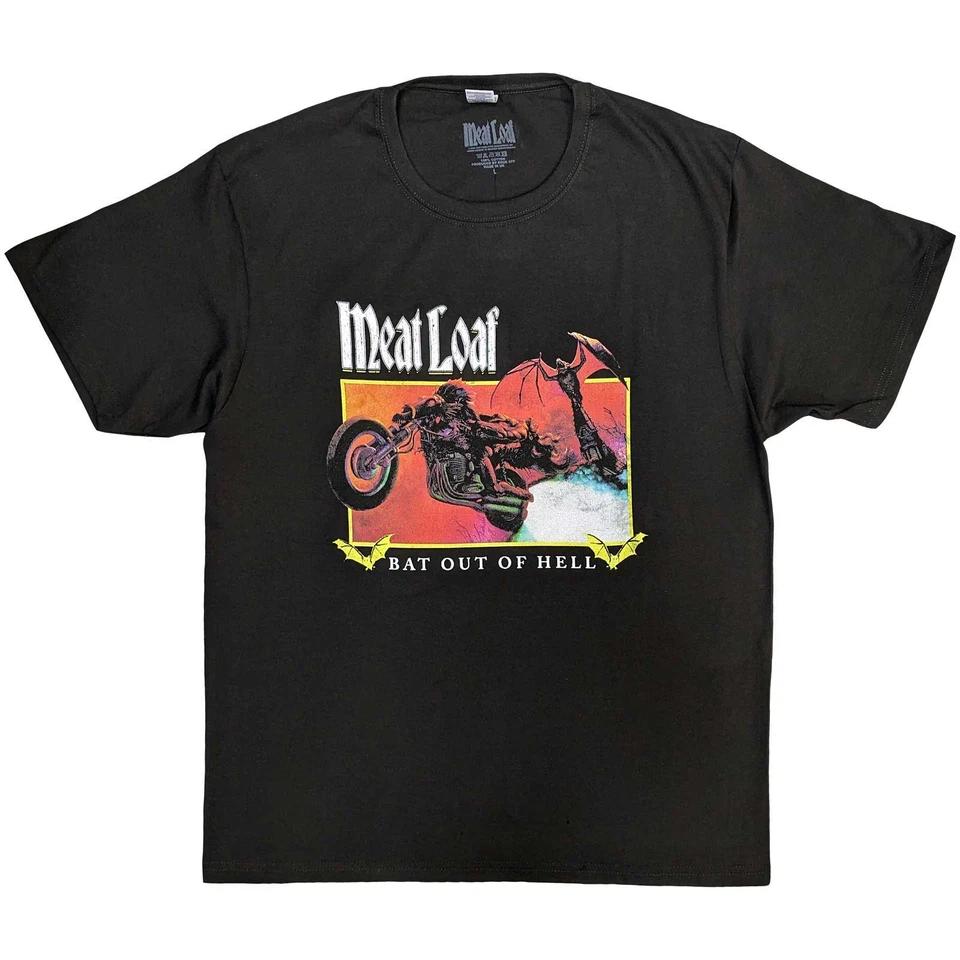

Meat Loaf T-Shirt: Bat Out Of Hell Rectangle OFFICIAL NEW 3XL