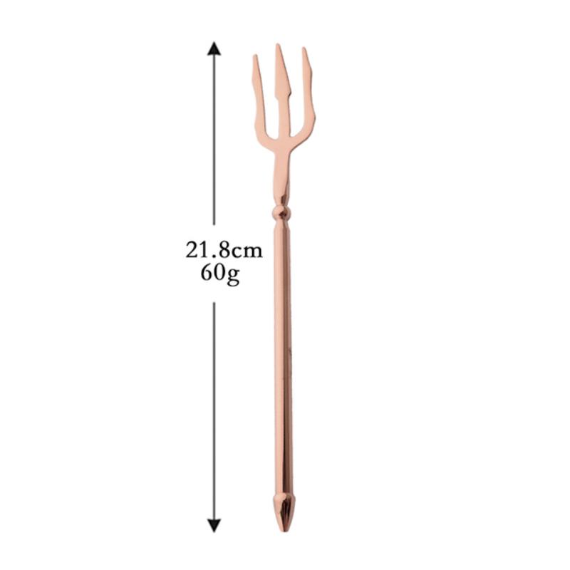 304 Stainless Steel Cute Flatware Cutlery Set Creative Trident Fork Western Knife Spoon Fork Silverware Tableware Set