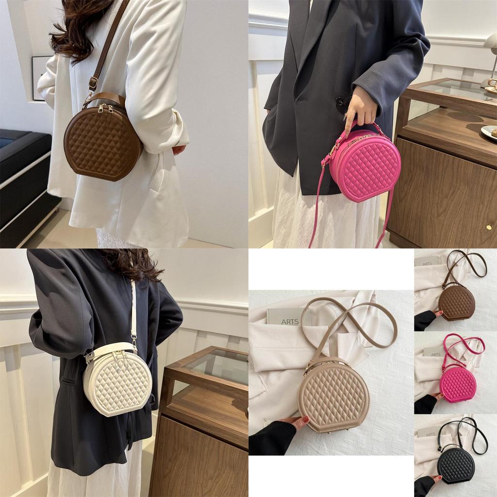 Trendy Street Style 2024 Round Crossbody Bag For Women In Fashionable Colors