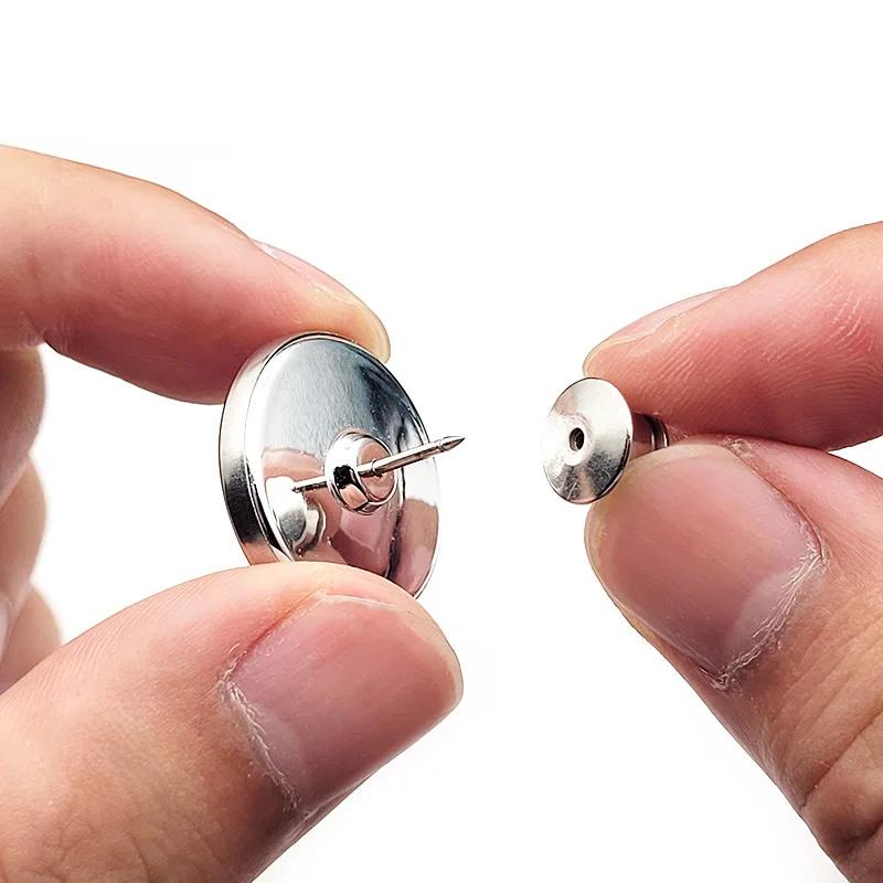10 Paar Magnetverschlüsse für Vorhänge, nagelfrei, abnehmbar, starker Magnetknopf, Metallverschluss, Clip für Zuhause und Büro
