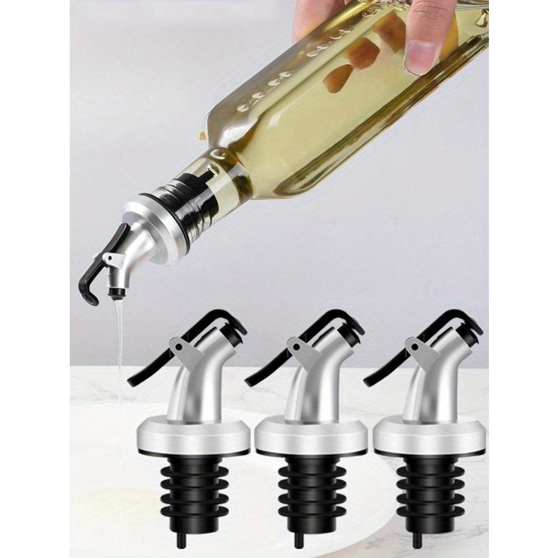 Olive Oil Bottle Spout, Vinegar Bottle Seal Mouth, Creative Leak-Proof Sprayer Dispenser, Silicone Oil/Vinegar/Salad Bottle Stopper 1pcs