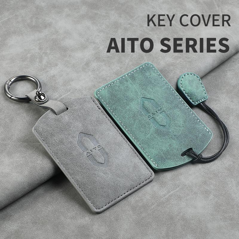 For Huawei Aito Question Card Key Case Car M5ev Full Package High-end M7/nfc Specialized Kangwei Sports Clasp Key Cover