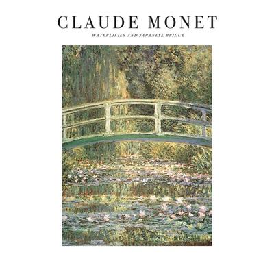 Claude Monet Waterlilies And Japanese Bridge Print