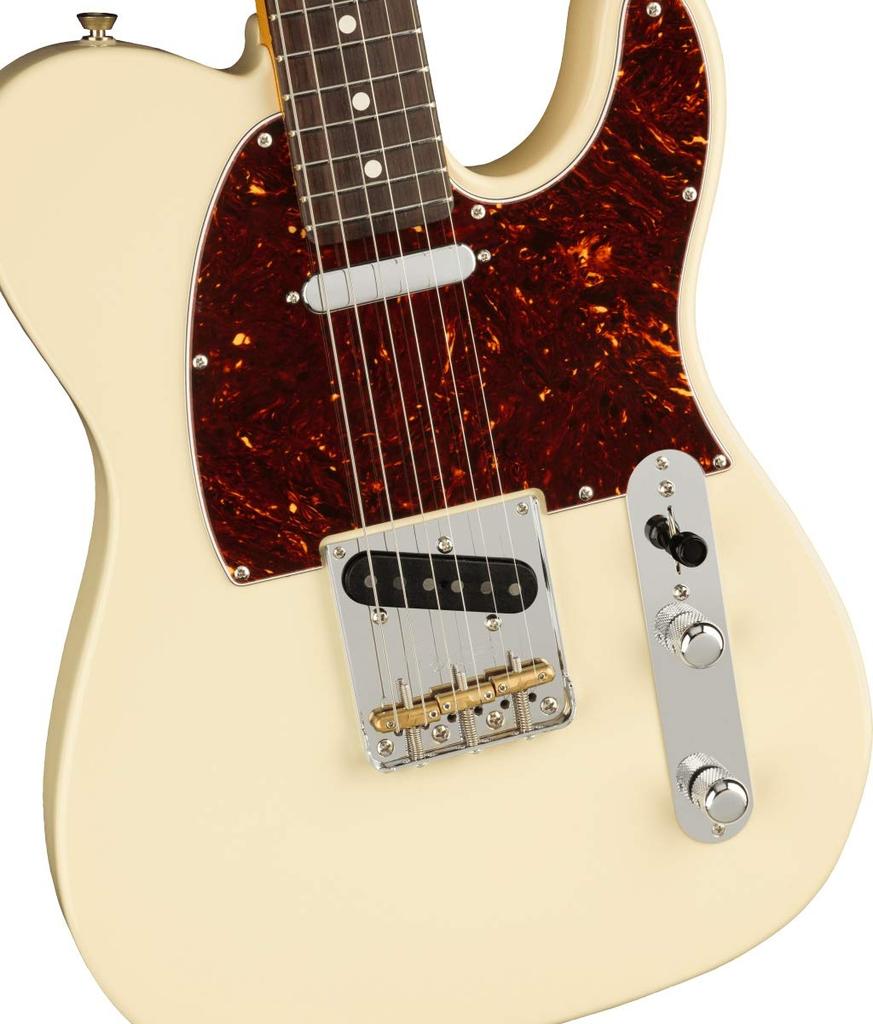 Fender American Professional II Electric Rosewood Olympic White Telecaster® Guitar, Fingerboard,