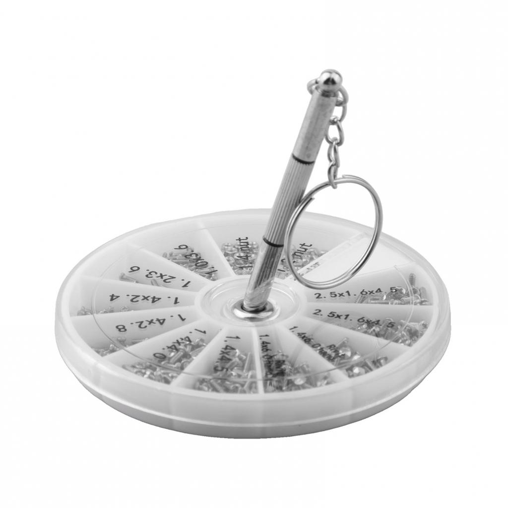 12 Types of Small Screws and Nuts for For Watch Repair with Mini Screwdriver