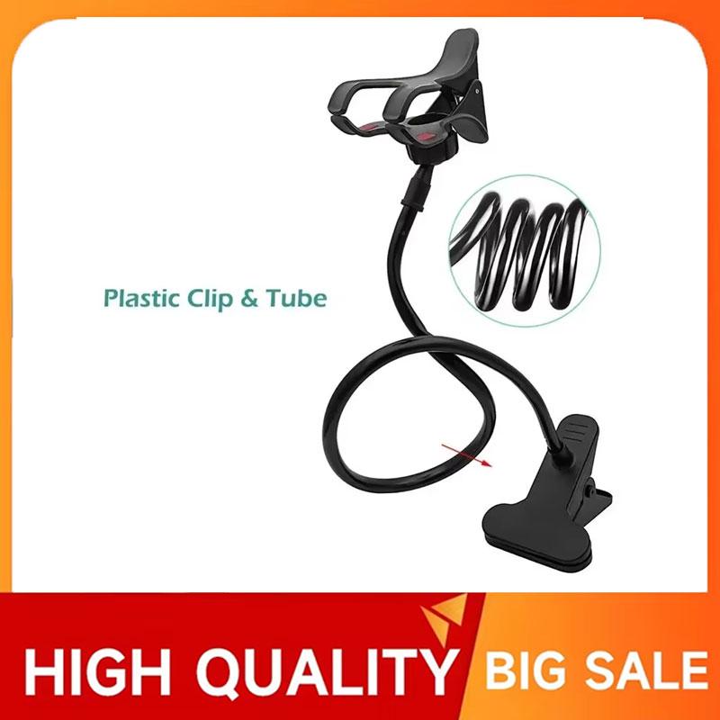 360 Clip Mobile Phone Holder Stand Portable Flexible Lazy Bed Desktop Bracket Smartphones Desk Bed Mount Stand Base Support 70cm