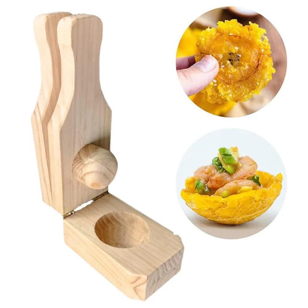 

2 in 1 Tostonera Hangable Plantain Smasher Banana Press Tools Fried Plantains Chips