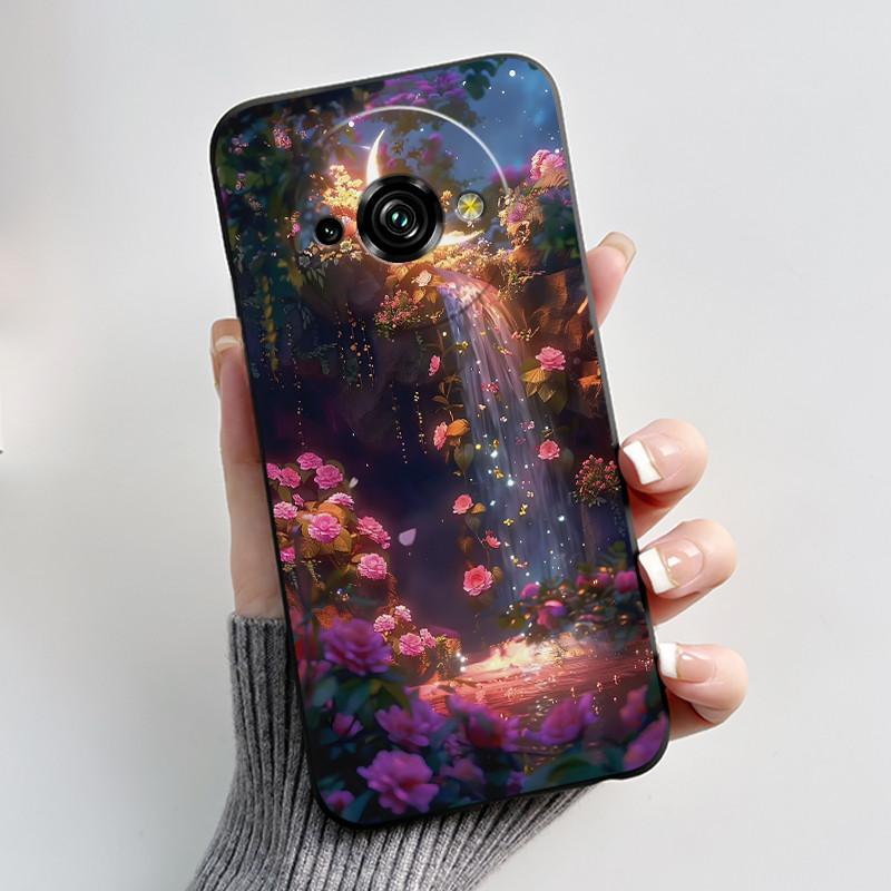 For Oukitel C59 Case Oukitel C59 Pro Cover Luxury Cute Love Rabbit Funny Pattern Black TPU Soft Silicone Protective Phone Case