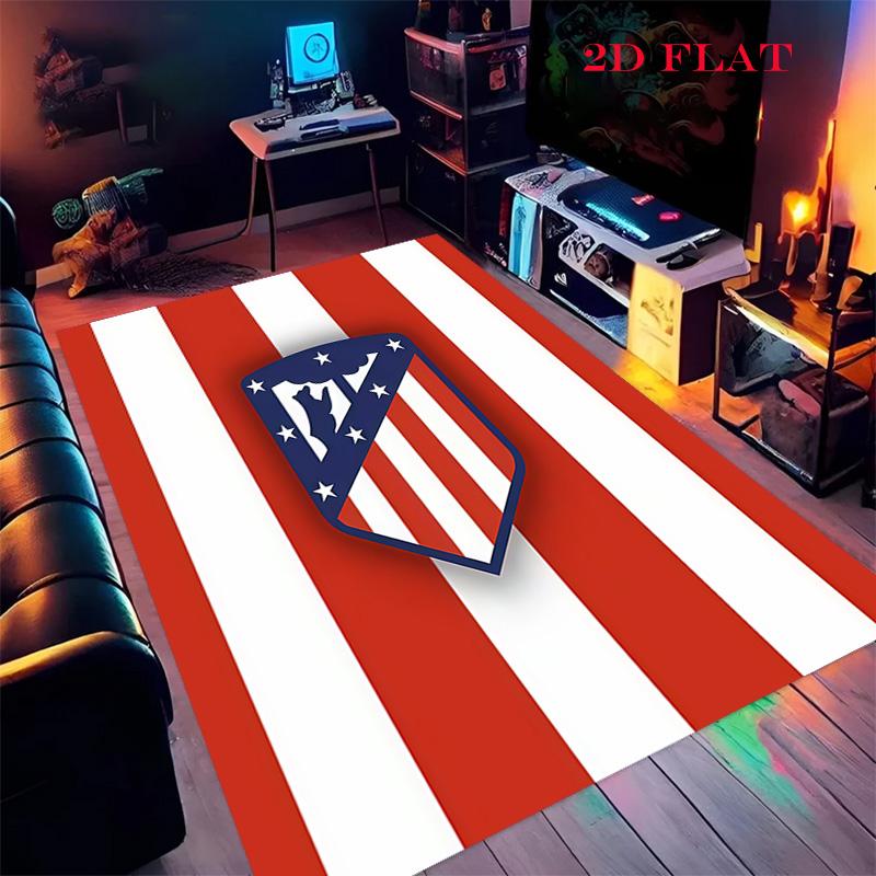 Atleti Carpet Rug for Living Room Bedroom Home Sofa Decoration,Kids play Nonslip Floor Mat