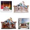 Christmas Nativity Scene Figurine Set Birth of Jesus Resin Figure Religious Decor
