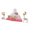Resin Sitting Standing Deer Statues Reindeer Figurines Ornaments Mountain Rockery Sculpture for