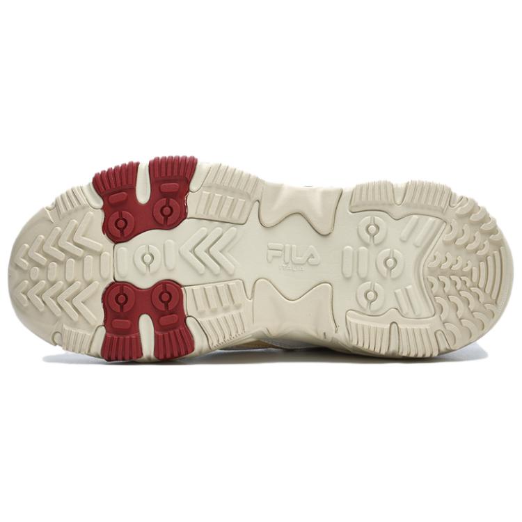 Fila Predator 2 Versatile Comfortable Leather Low-Top Running Shoes Women Sneaker Light-Gray F12W232175EAN(YC)