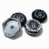 4pcs Black Rhino Logo Emblem Car Wheel Center Caps 66MM Clips 62MM Wheels Hub Cap Rim Hubcaps Dust Cover Replace Car Accessories