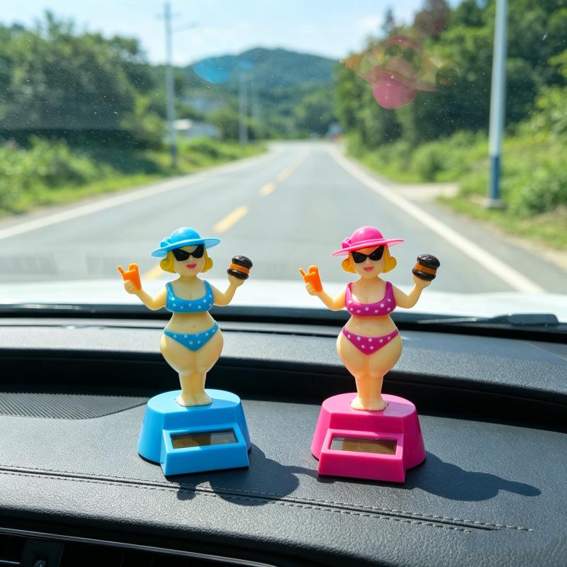 Rich Woman Bikini Cartoon Doll Car Ornament – Children's Interior Decoration Gift