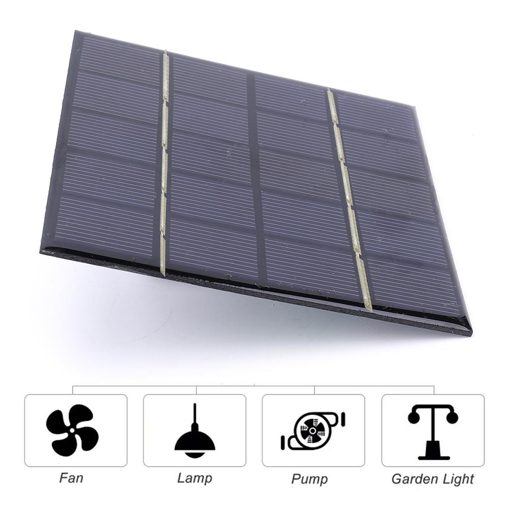 3W 5V Solar Cell Panel Solar Charging Panel Phone Power Bank for Solar Light for 3.7V Battery 3-5V Battery/Phone Charger