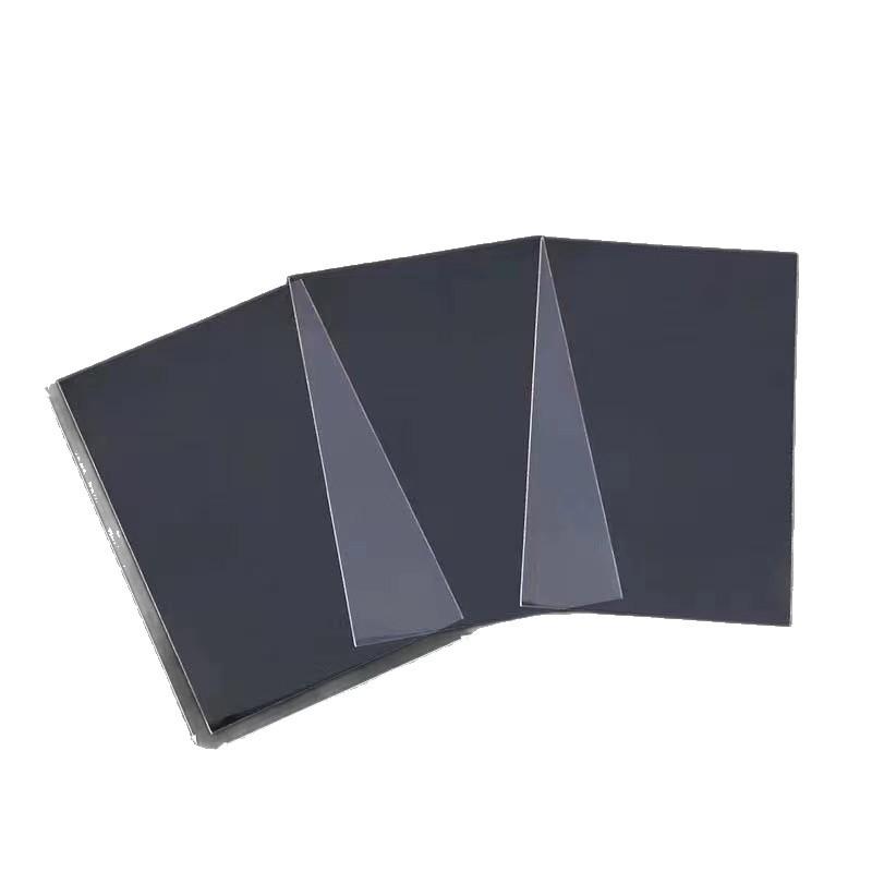 High-Transparency Silk Film Card Holder: Thickened, Laser-Cut Protective Sleeves for Photos & Cards