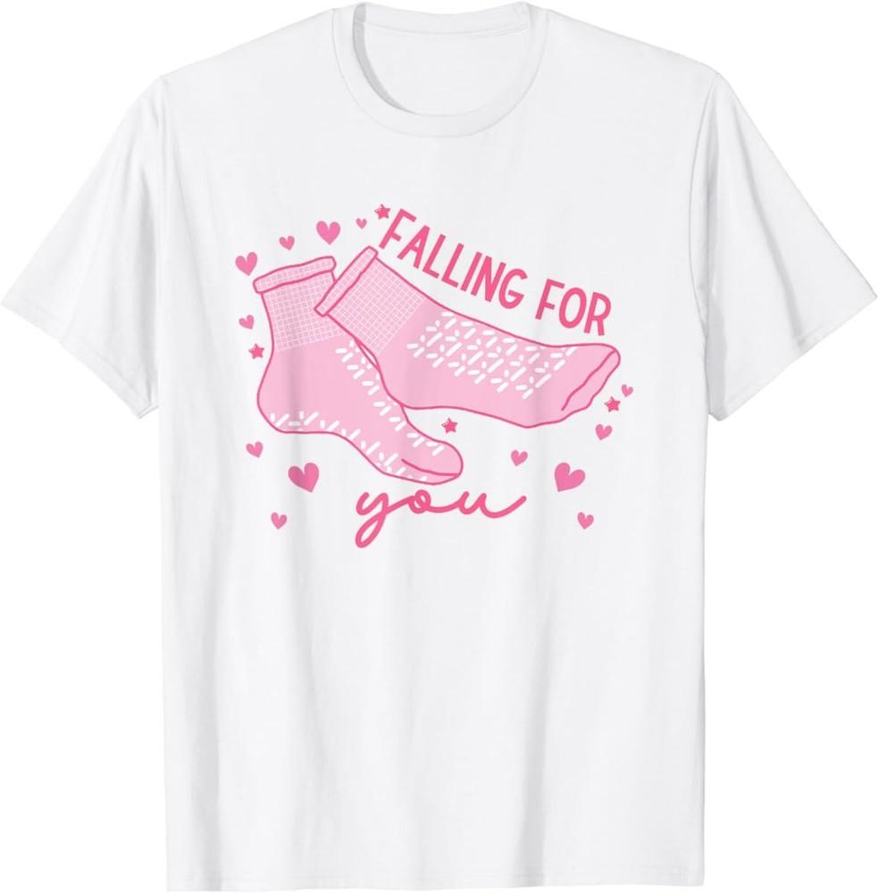 

Women Falling For You Valentines Day ER Nurse Ortho CNA ICU T Shirt Men Women L